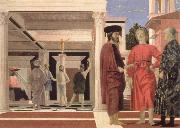 Piero della Francesca The Flagellation fo Christ oil